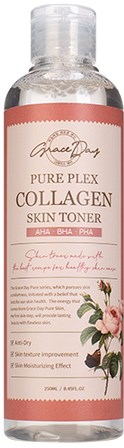 ПОД ЗАКАЗ.Grace Day Увлажняющий тонер с коллагеном Pure Plex Collagen Skin Toner 8809446654332 - фото 8032