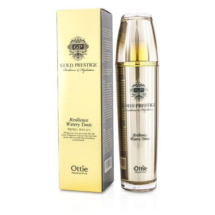 ПОД ЗАКАЗ.Ottie Увлажняющий тонер 130мл Gold Prestige Resilience Watery Tonic 8809276016584 - фото 8061