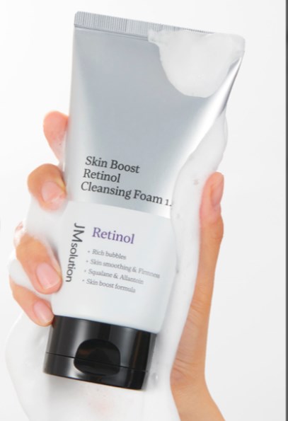 ПОД ЗАКАЗ.JMsolution Пенка с ретинолом для выравнивания тона кожи Skin Boost Retinol Cleansing Foam 8809696352026 - фото 8102