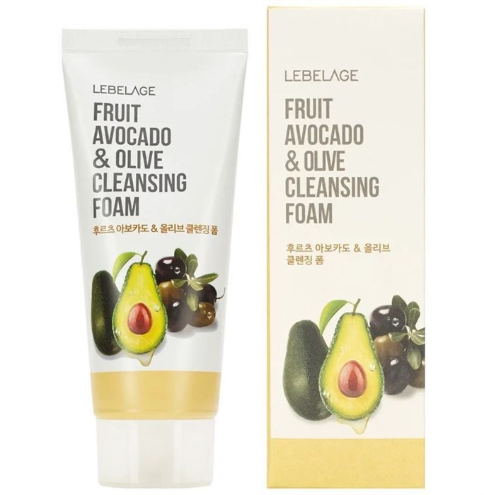 ПОД ЗАКАЗ.Lebelage Пенка для умывания с экстрактом авокадо и оливы Fruit Avocado & Olive Cleansing Foam 8809679092420 - фото 8111