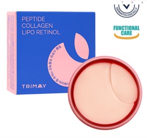 Trimay Патчи для век против морщин с пептидами, коллагеном и ретинолом (pink) Wrinkle Smoothing Gel Eye Patch 8809822541003