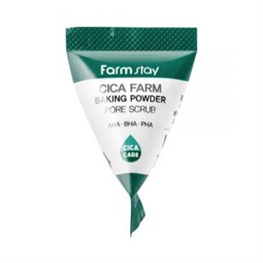 Farmstay Скраб для глубокого очищения пор с центеллой (треугольник) Cica Farm Baking Powder Pore Scrub 8809511880734