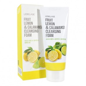 ПОД ЗАКАЗ.Lebelage Пенка для умывания с экстрактом лимона и каламанси Fruit Lemon & Calamansi Cleansing Foam 8809679092413